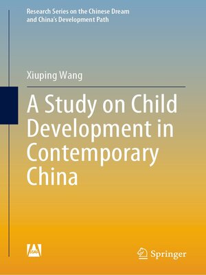 cover image of A Study on Child Development in Contemporary China